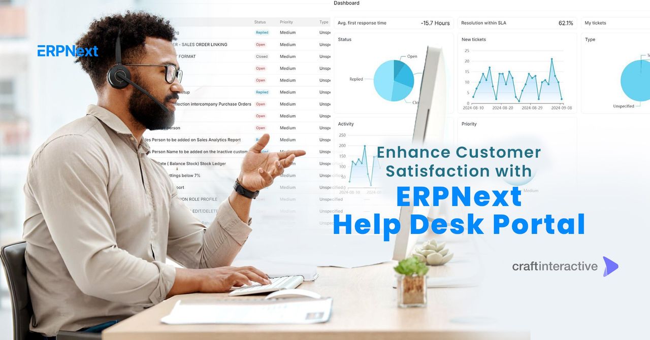 ERPNext Help desk Portal Craft Interactive