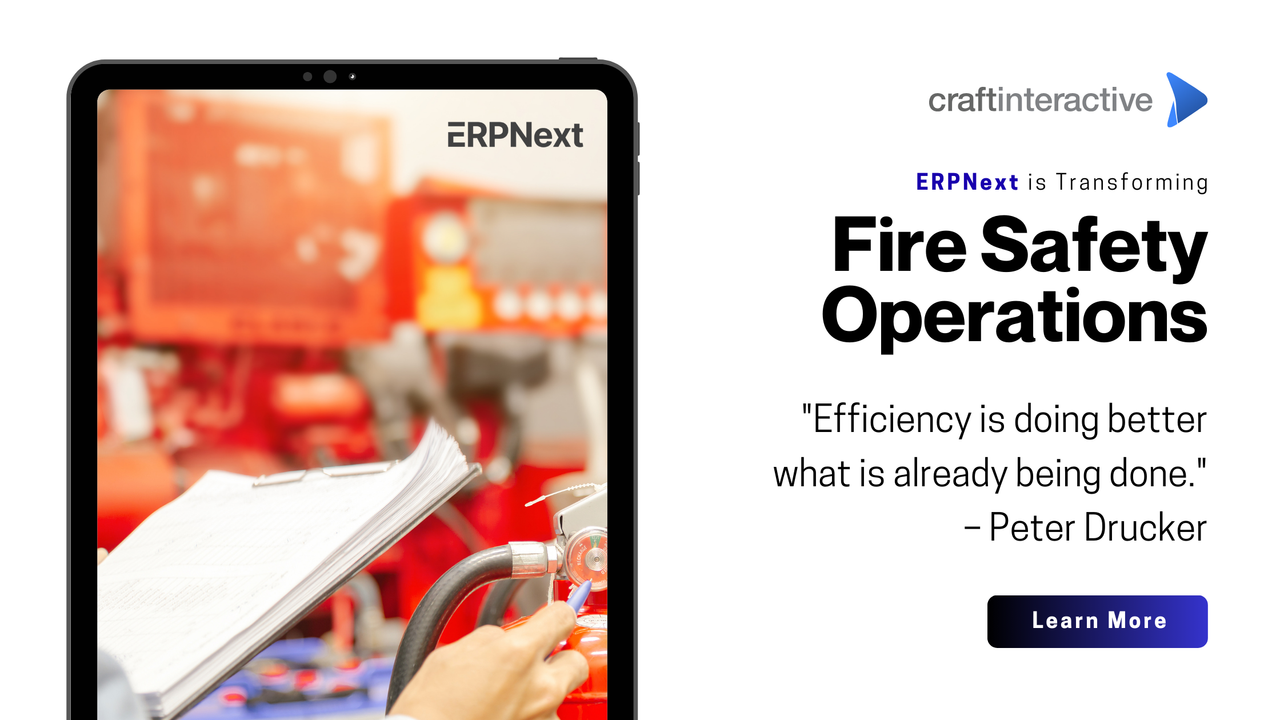 ERPNext for Fire Safety Companies