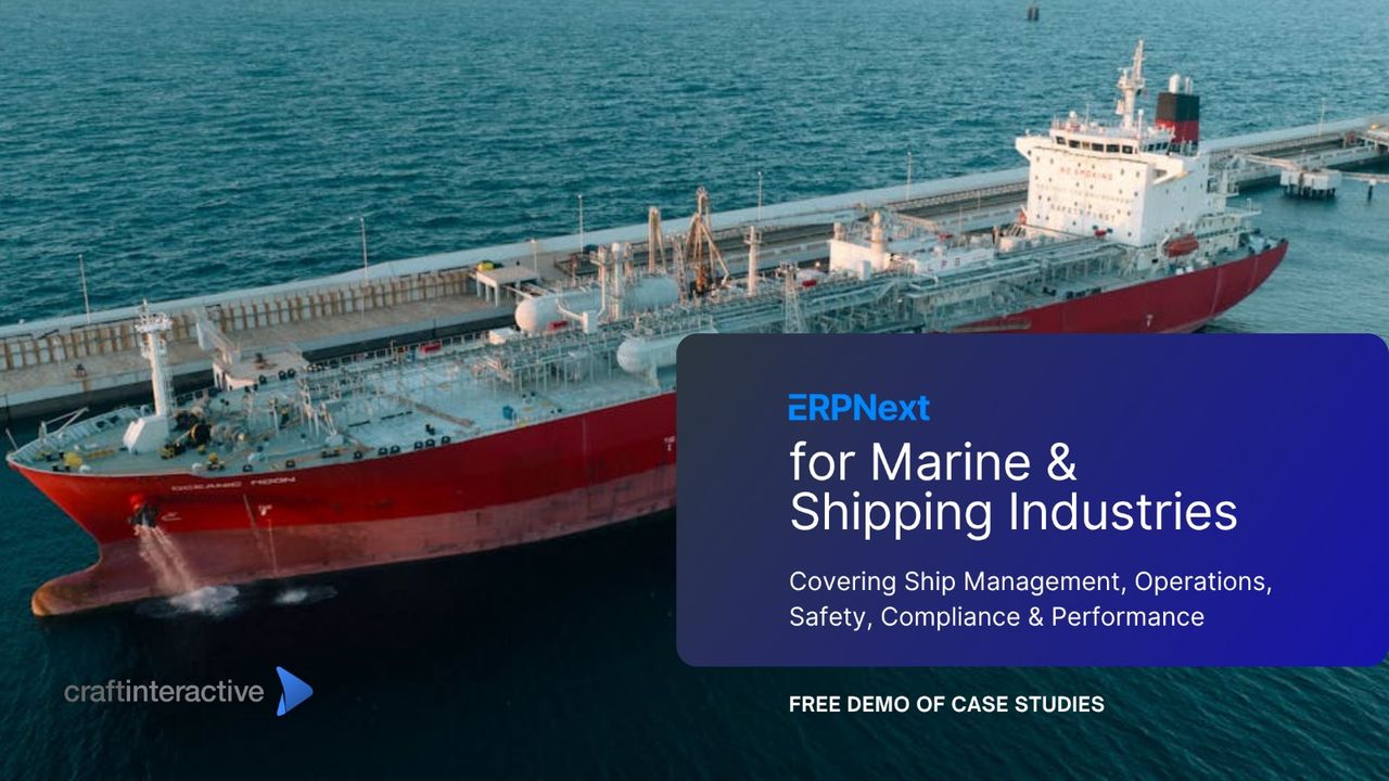 Marine Operations with ERPNext